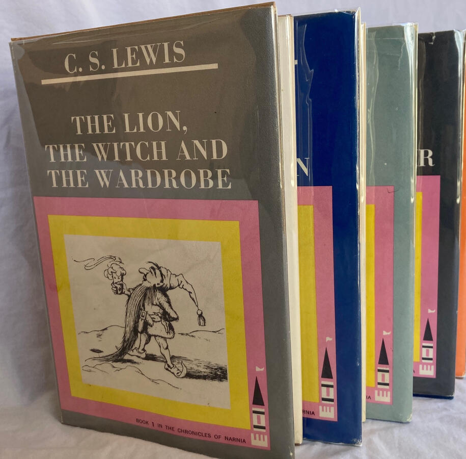 Vintage Set of C.S. Lewis's Narnia Books